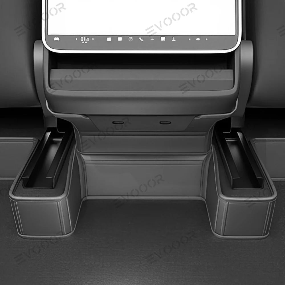 Napa Leather Seat Bottom Corner Covers – 3-Piece Protection Set for Tesla Model Y Juniper 2025+